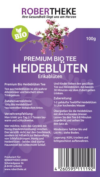 Heideblüten Tee Bio | Robertheke