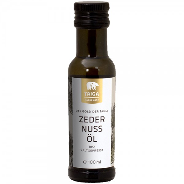 Zedernuss-Öl, bio, Rohkost-Qualität, 100ml