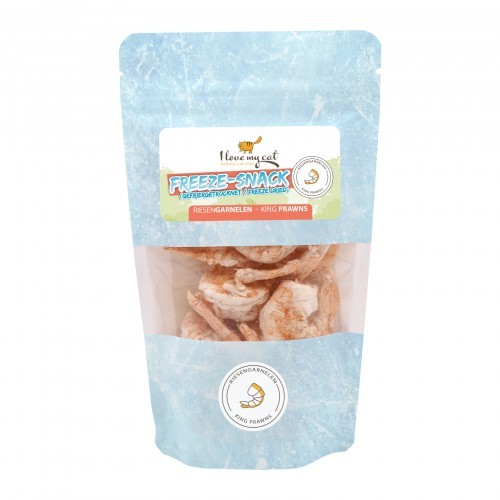 Freeze-Snack für Hunde - Riesengarnelen (gefriergetrocknet) 35g
