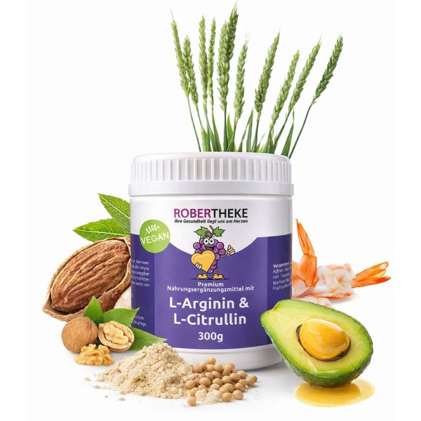 L-Arginin & L-Citrullin 2:1 Vegan | 300g Pulver