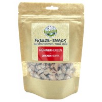 Gesunder Freeze-Snack für Hunde - Hühnerherzen (gefriergetrocknet)  50g