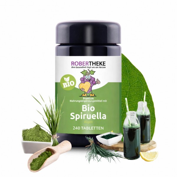 Bio Spiruella 500mg Vegan (Bio Spirulina 250mg & Bio Chlorella 250mg)