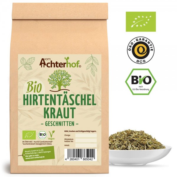 Bio Hirtentäschelkraut getrocknet und geschnitten 250g