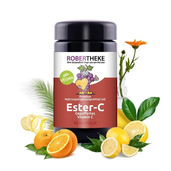 Ester-C gepuffertes Vitamin C Vegan