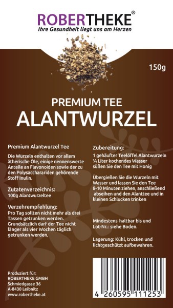 Alantwurzel Tee geschnitten 150g | Robertheke
